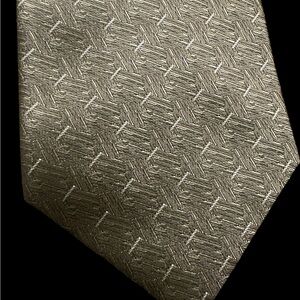 GENTS Gold Patterned Men's Silk Tie